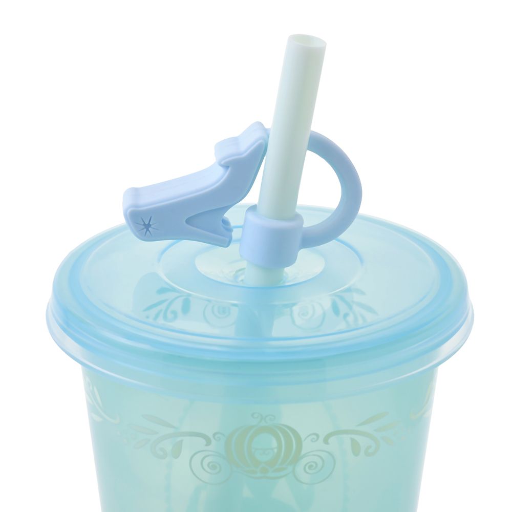 シンデレラ タンブラー カラーチェンジ ストローキャップ付き プリンセスシルエット Drinkware