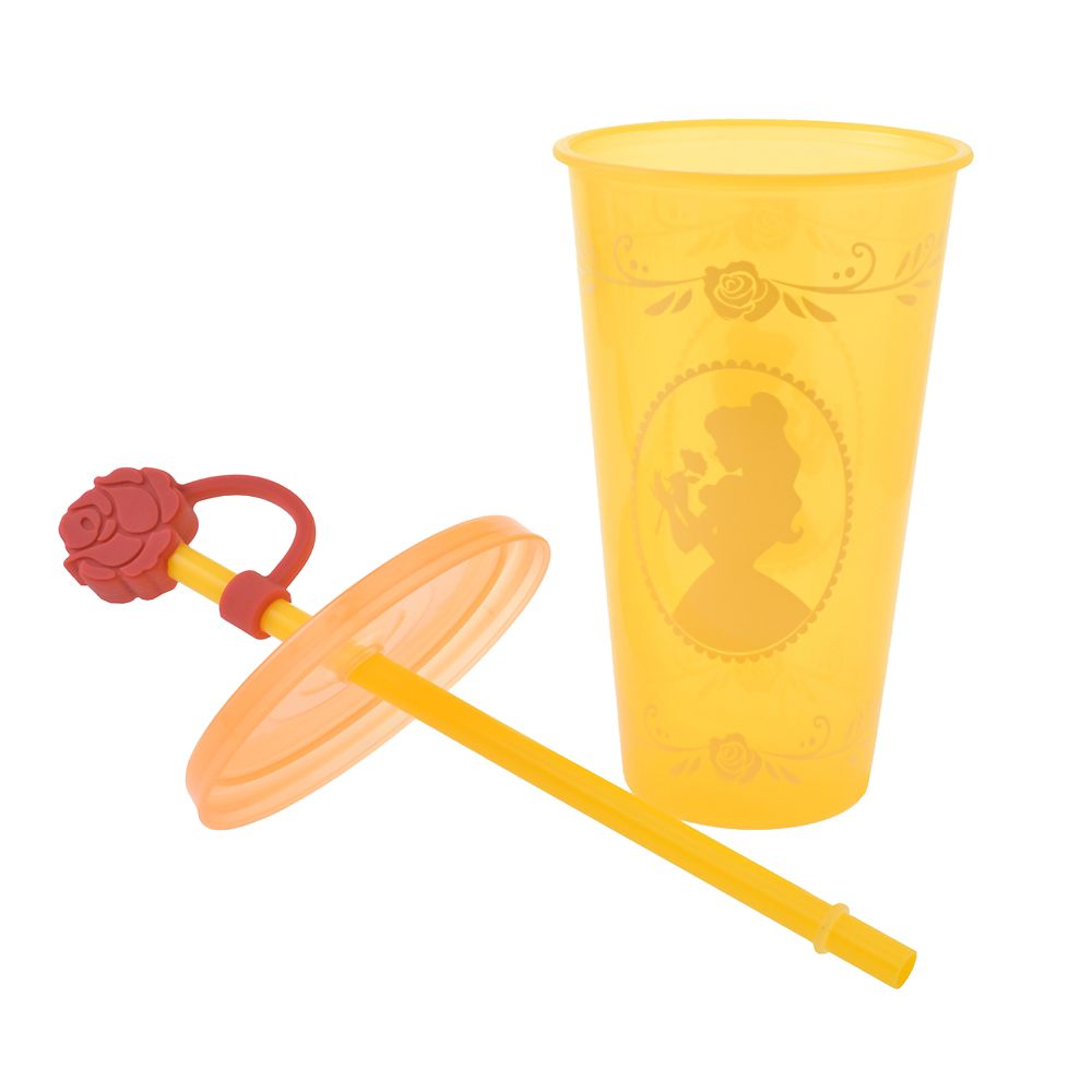 ベル タンブラー カラーチェンジ ストローキャップ付き プリンセスシルエット Drinkware