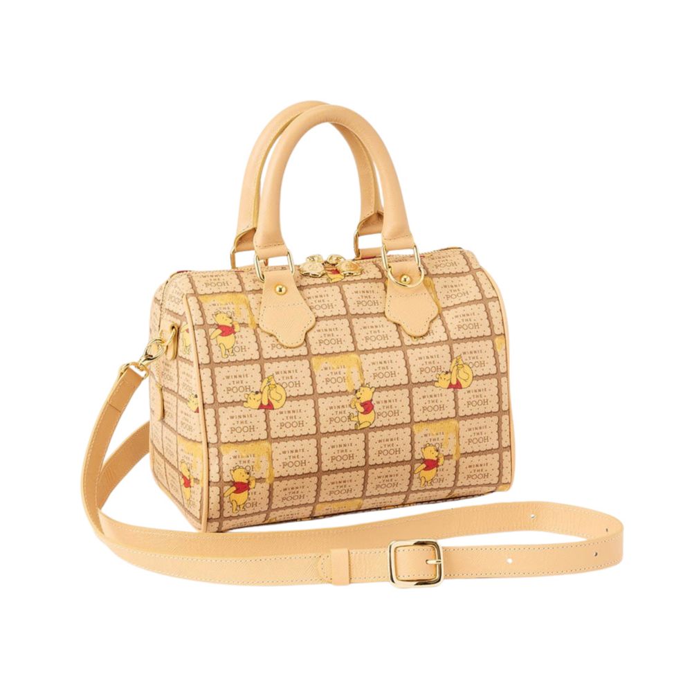 【キューポット】プー/ミニボストンバッグ　ハニービスケット