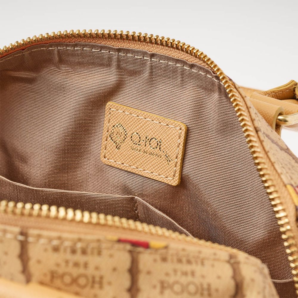 【キューポット】プー/ミニボストンバッグ　ハニービスケット