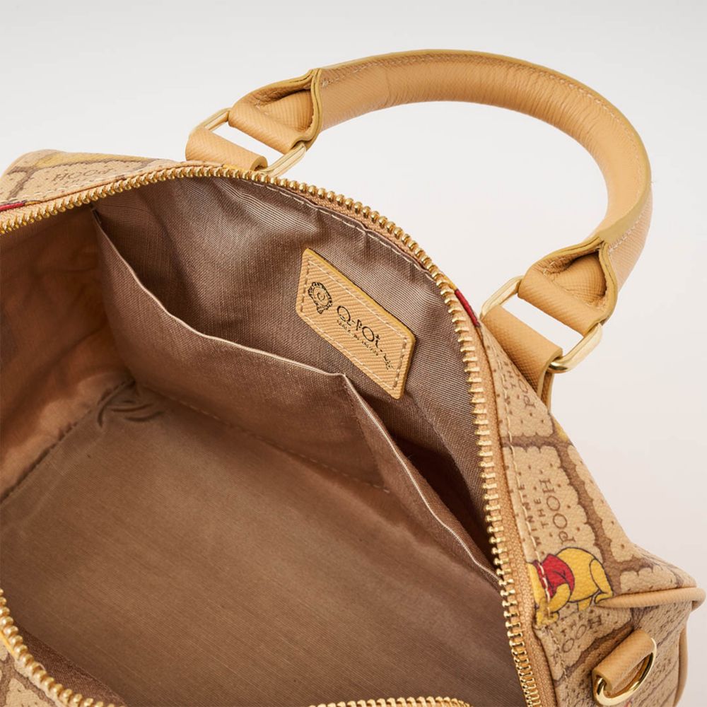 【キューポット】プー/ミニボストンバッグ　ハニービスケット