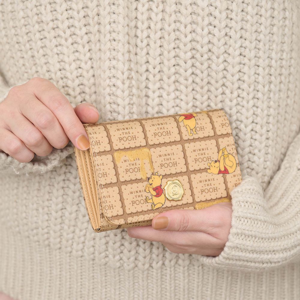 【キューポット】プー/ショートウォレット　ハニービスケット