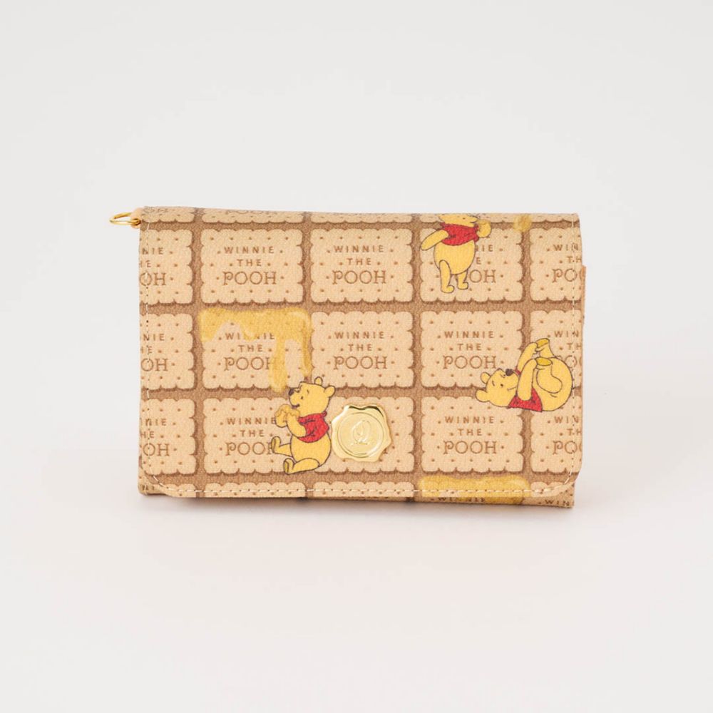 【キューポット】プー/ショートウォレット　ハニービスケット