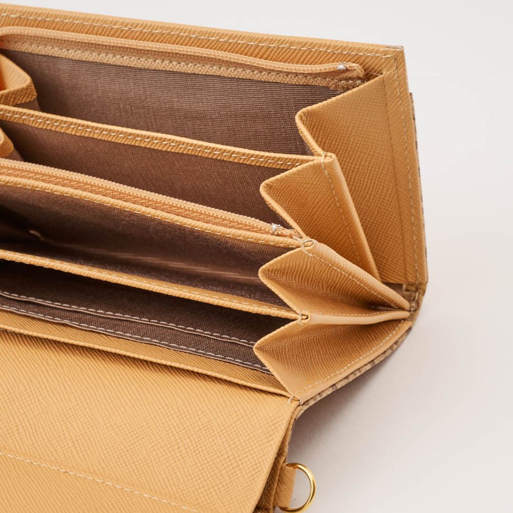 【キューポット】プー/ショートウォレット　ハニービスケット