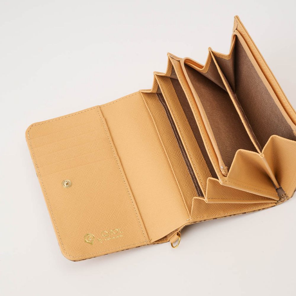 【キューポット】プー/ショートウォレット　ハニービスケット