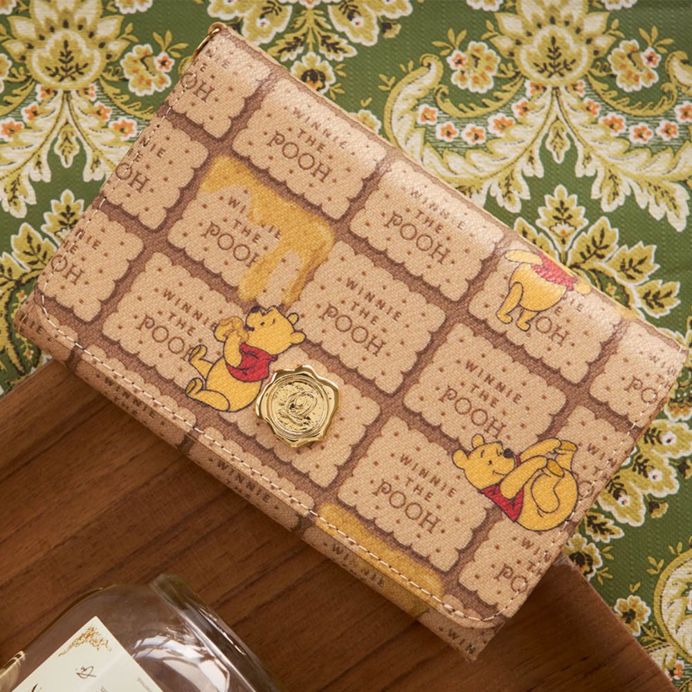 【キューポット】プー/ショートウォレット　ハニービスケット