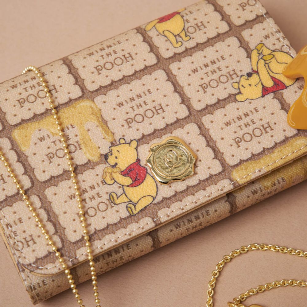 【キューポット】プー/ショートウォレット　ハニービスケット