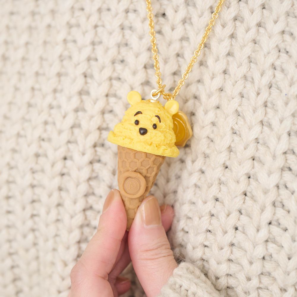 【キューポット】プー/ネックレス　ハニーレモンアイスクリーム