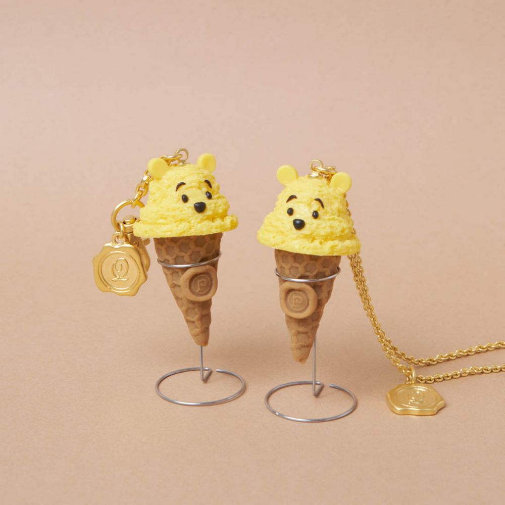 【キューポット】プー/ネックレス　ハニーレモンアイスクリーム