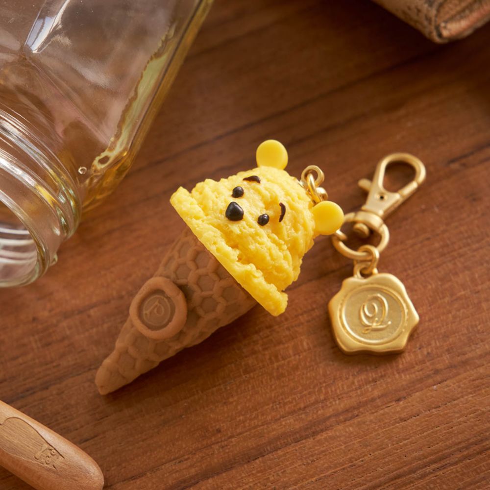 【キューポット】プー/バッグチャーム　ハニーレモンアイスクリーム