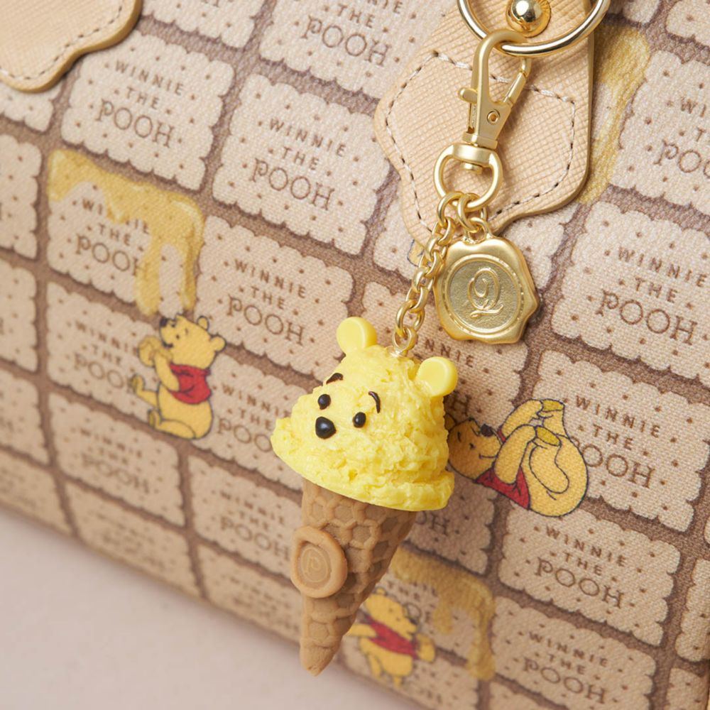 【キューポット】プー/バッグチャーム　ハニーレモンアイスクリーム