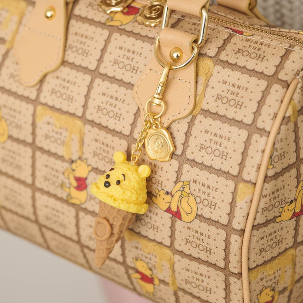 【キューポット】プー/バッグチャーム　ハニーレモンアイスクリーム