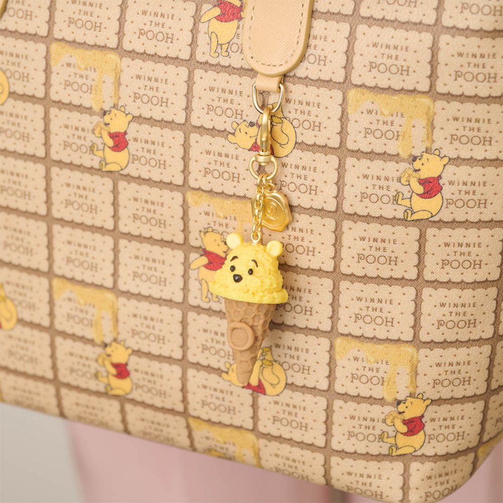 【キューポット】プー/バッグチャーム　ハニーレモンアイスクリーム