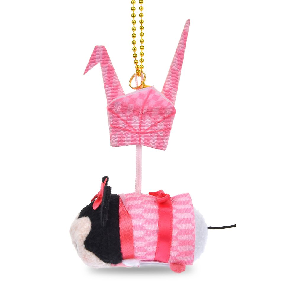 ツムツム ミニー ぬいぐるみキーホルダー・キーチェーン 折り鶴 TSUM TSUM