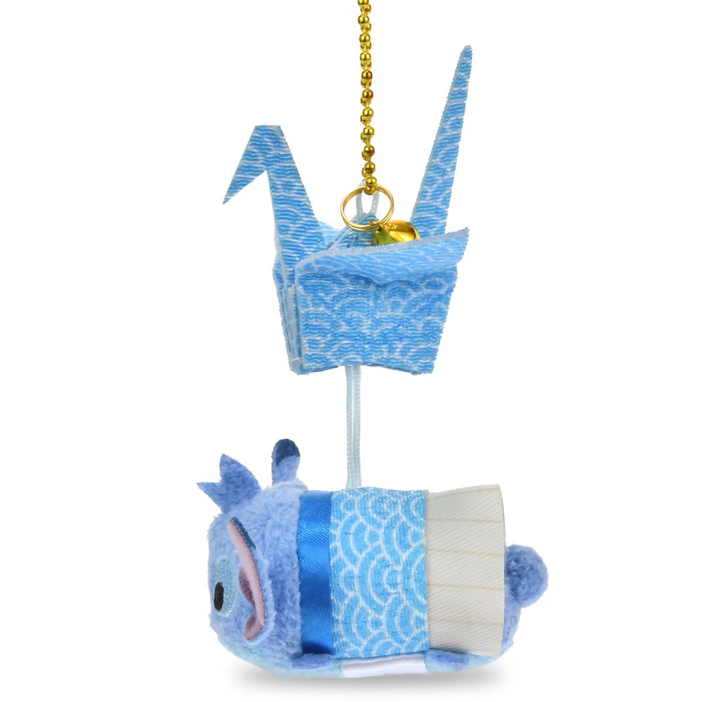 ツムツム スティッチ ぬいぐるみキーホルダー・キーチェーン 折り鶴 TSUM TSUM