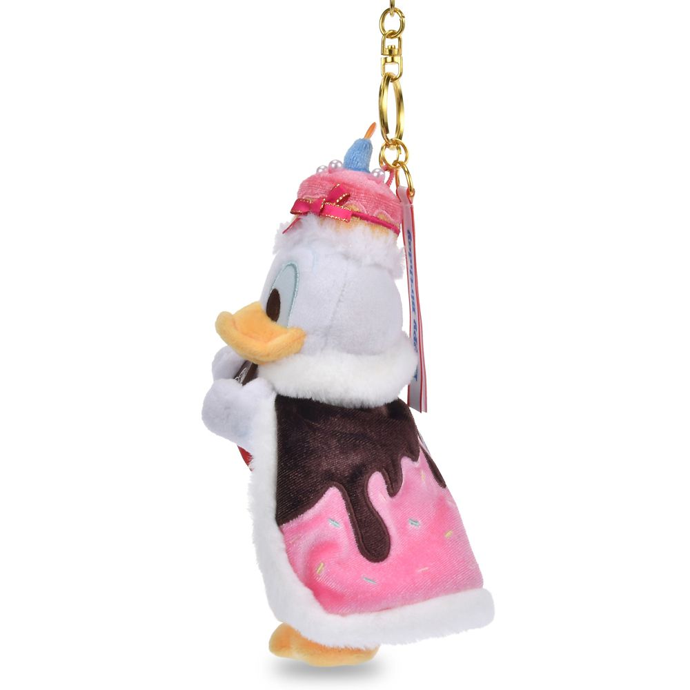 ドナルド ぬいぐるみキーホルダー・キーチェーン Donald Birthday