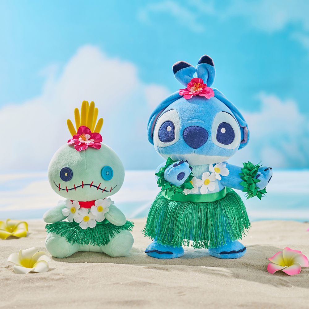 スクランプ ぬいぐるみ Stitch Aloha