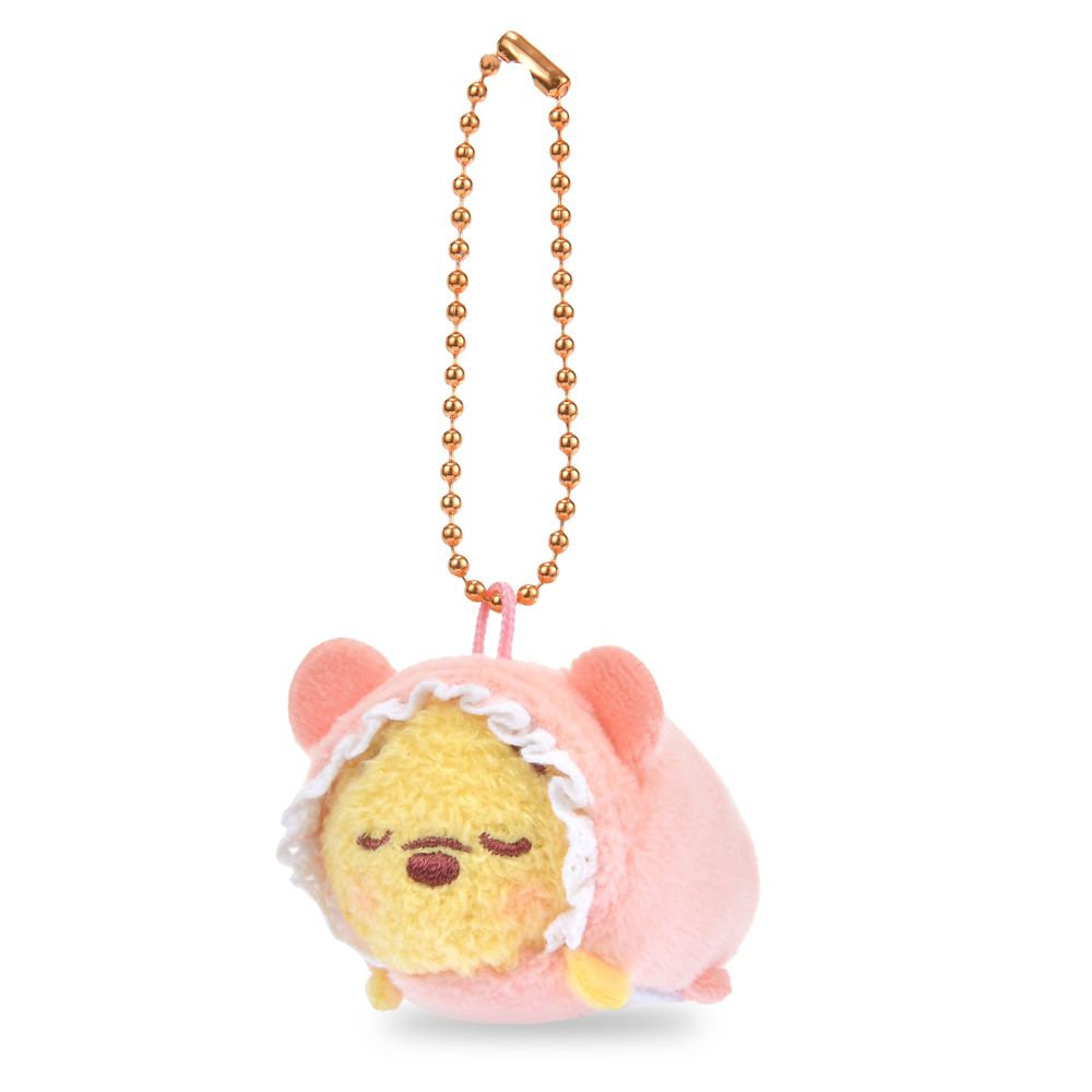 ツムツム プーさん ぬいぐるみキーホルダー・キーチェーン Sleep TSUM TSUM