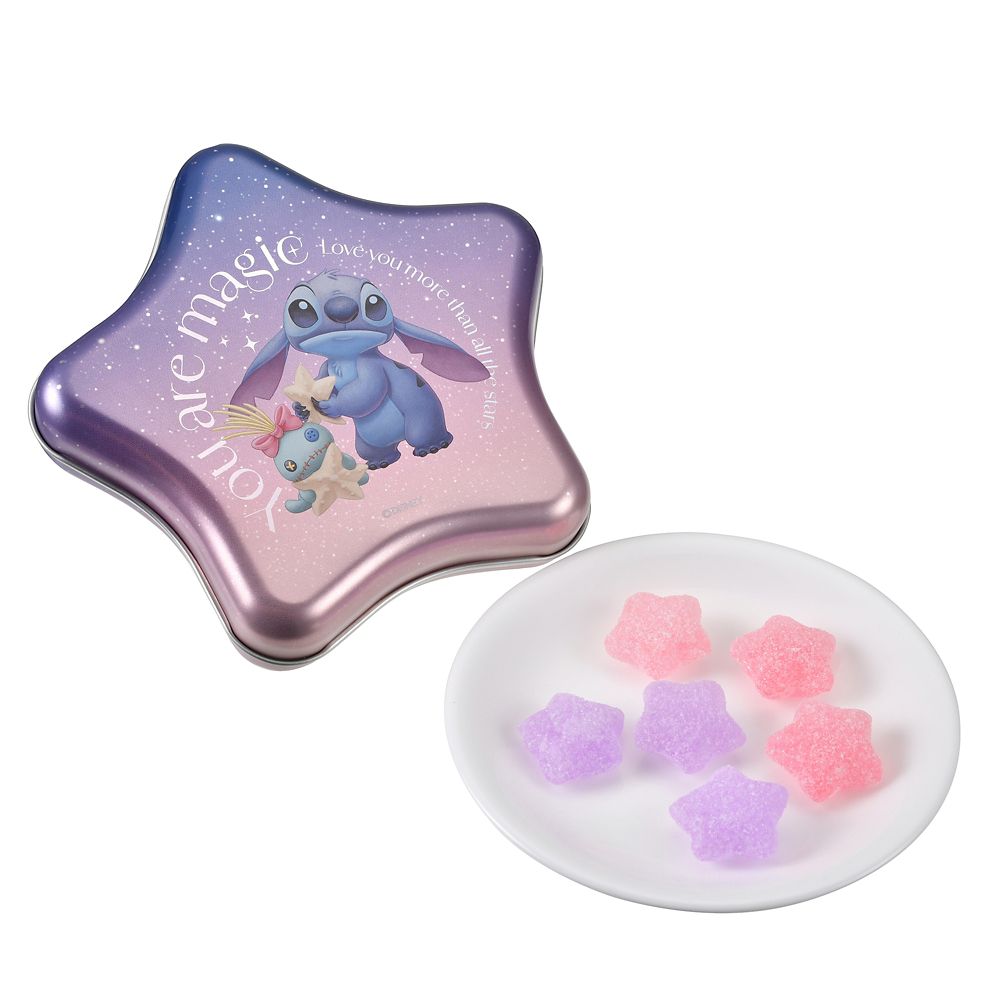 スティッチ＆スクランプ キャンディー 缶入り Disney Stitch Day Collection