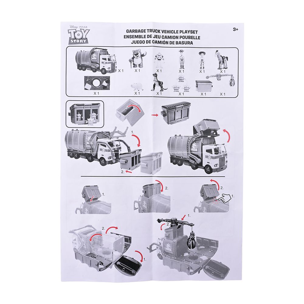 トイ・ストーリー 3 おもちゃ ゴミ収集車 プレイセット Garbage Truck Vehicle Playset