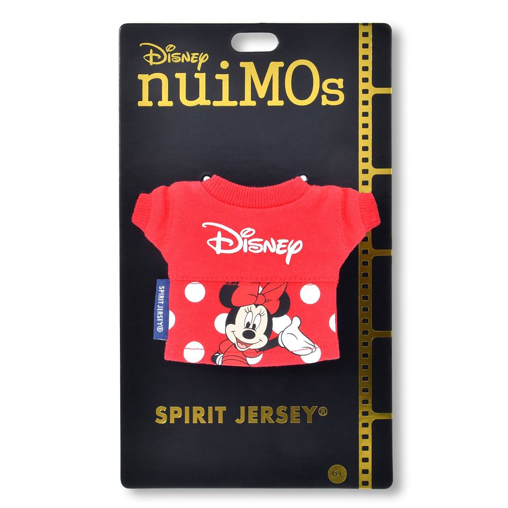 【Spirit Jersey】nuiMOs ぬいぐるみ専用コスチューム 長袖Tシャツ ミニー Disneyロゴ
