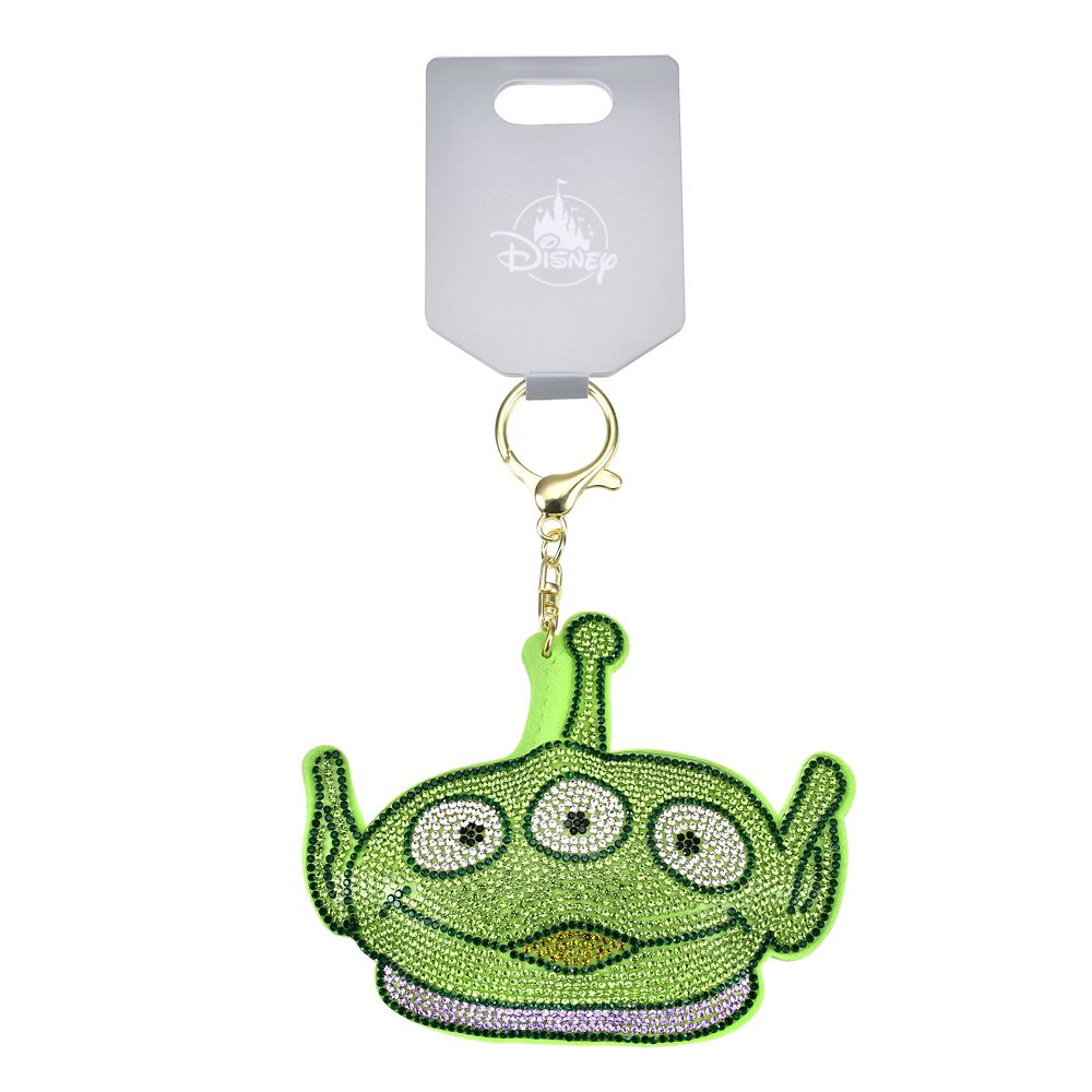 リトル・グリーン・メン／エイリアン キーホルダー・キーチェーン ラインストーンデコ Key chain Fes