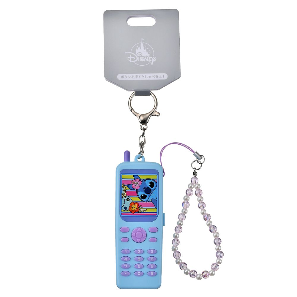 スティッチ＆スクランプ キーホルダー・キーチェーン 携帯電話 トーキング＆ライトアップ Key chain Fes