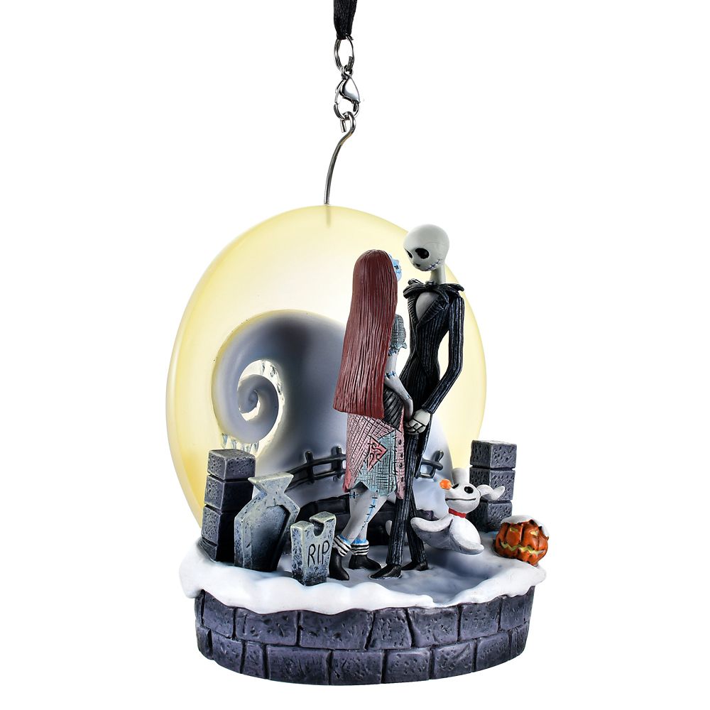 【再入荷】ジャック・スケリントン＆サリー、ゼロ オーナメント ライトアップ Tim Burton's The Nightmare Before Christmas Disney Christmas Ornament