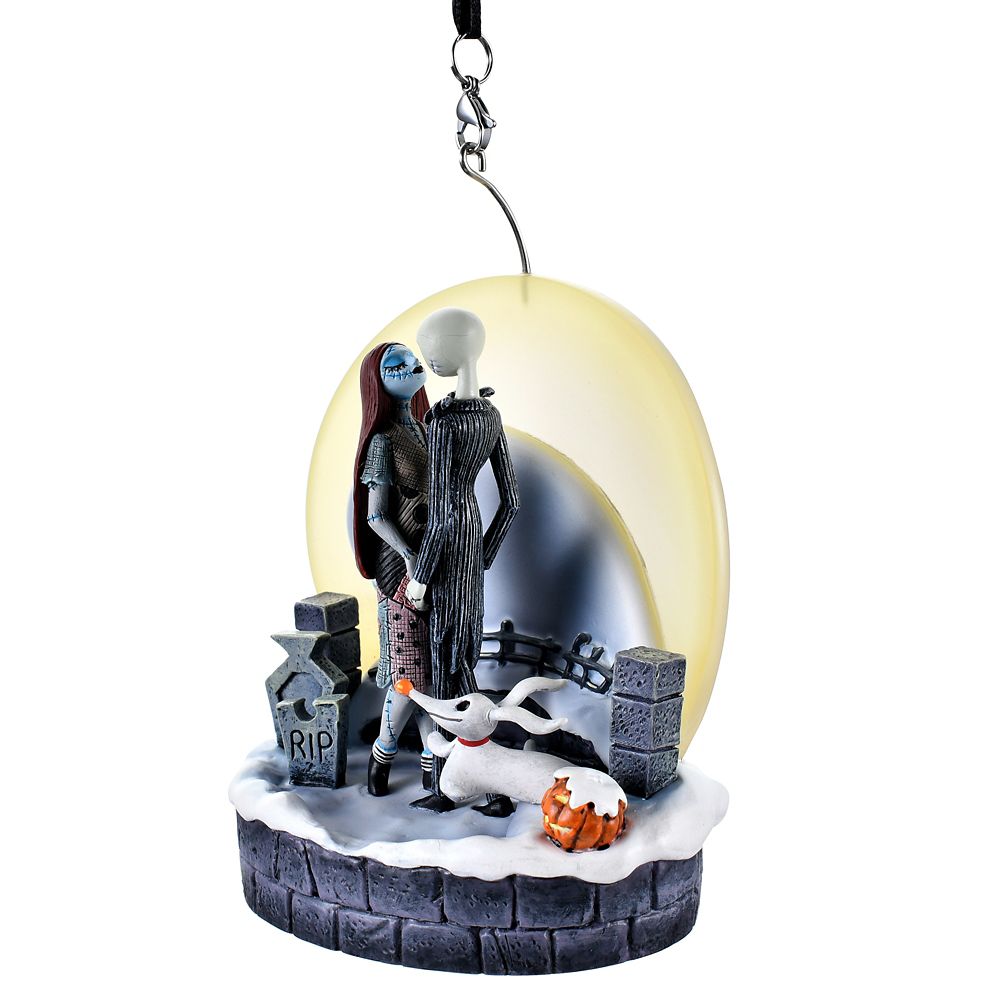【再入荷】ジャック・スケリントン＆サリー、ゼロ オーナメント ライトアップ Tim Burton's The Nightmare Before Christmas Disney Christmas Ornament