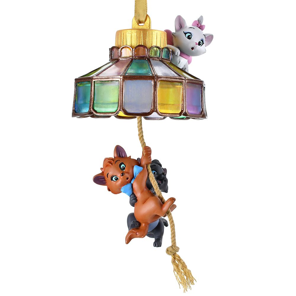 【再入荷】マリー、ベルリオーズ、トゥルーズ おしゃれキャット オーナメント ライトアップ Disney Christmas Ornament