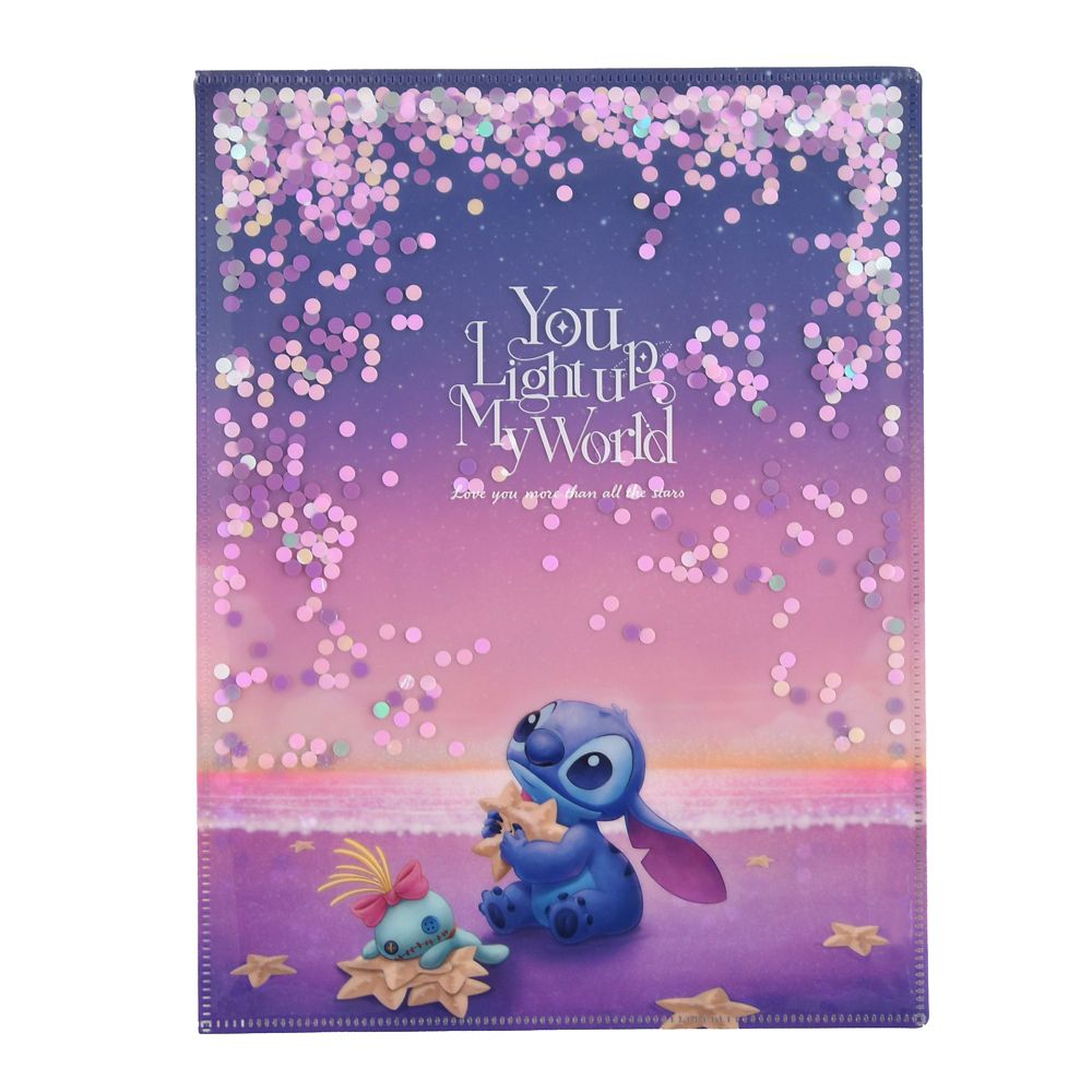 スティッチ＆スクランプ クリアファイル 2ポケット Disney Stitch Day Collection