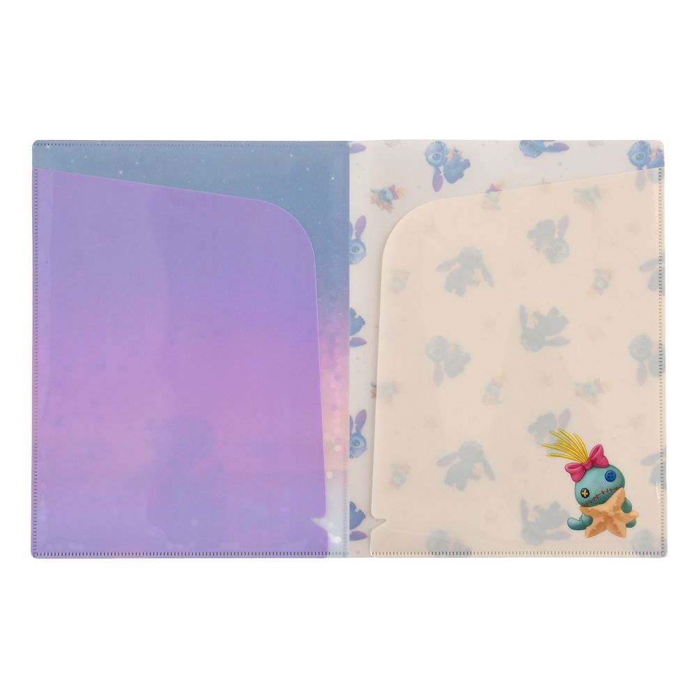 スティッチ＆スクランプ クリアファイル 2ポケット Disney Stitch Day Collection