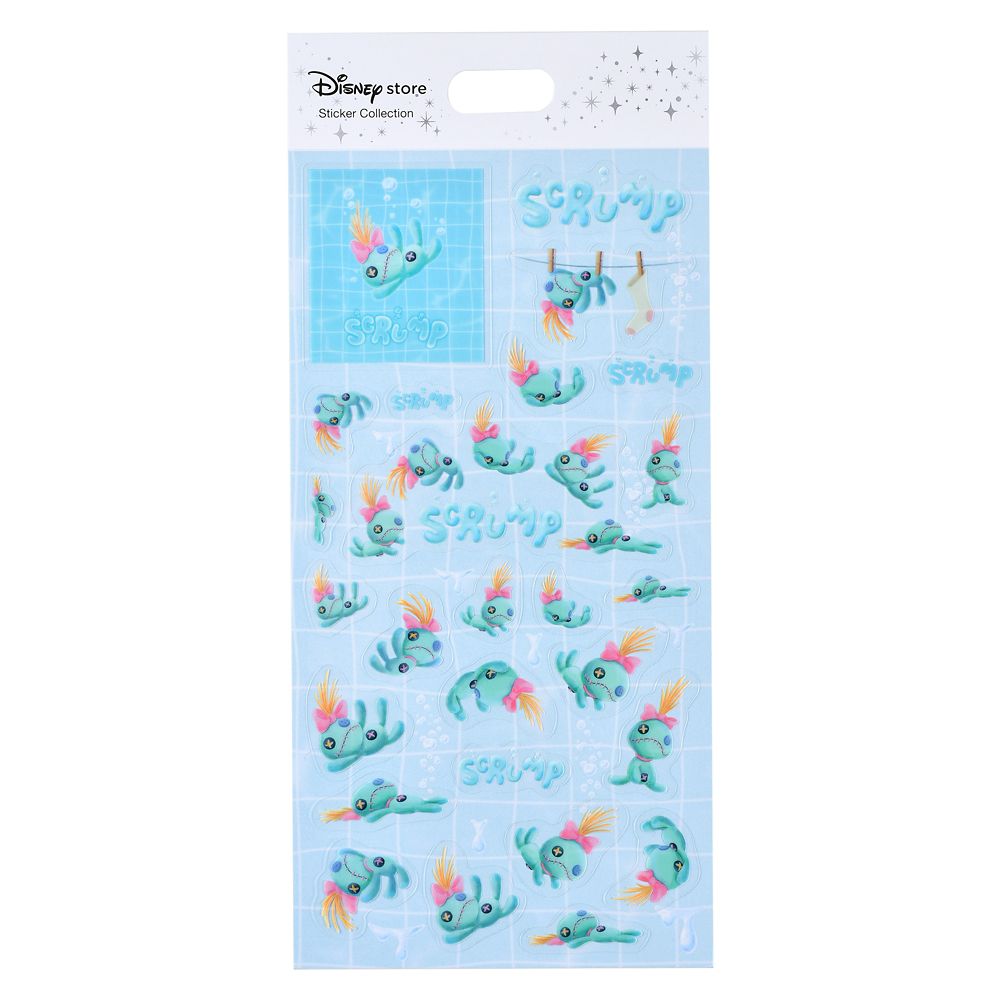 スクランプ シール・ステッカー クリア Sticker Collection Scrump