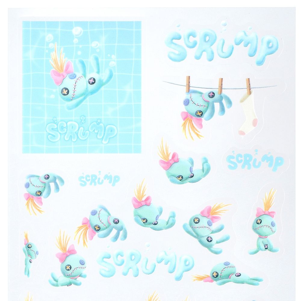 スクランプ シール・ステッカー クリア Sticker Collection Scrump