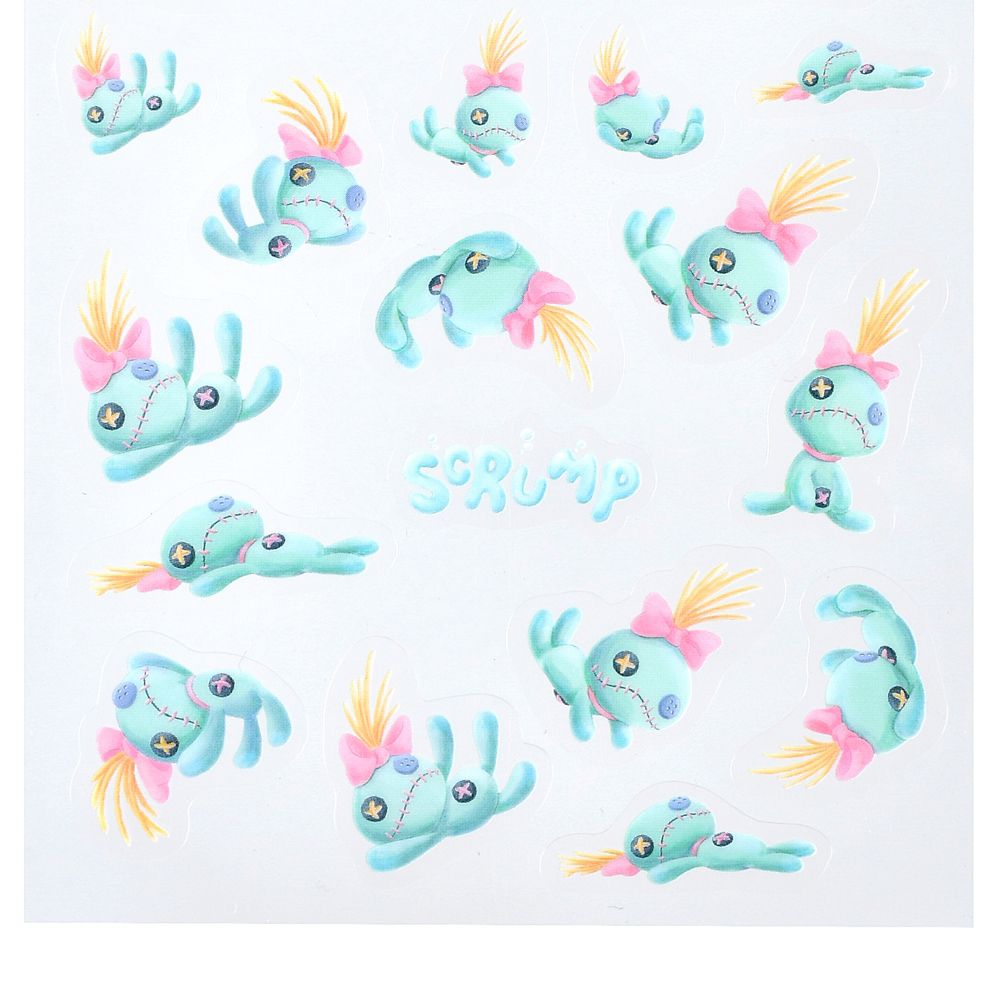 スクランプ シール・ステッカー クリア Sticker Collection Scrump