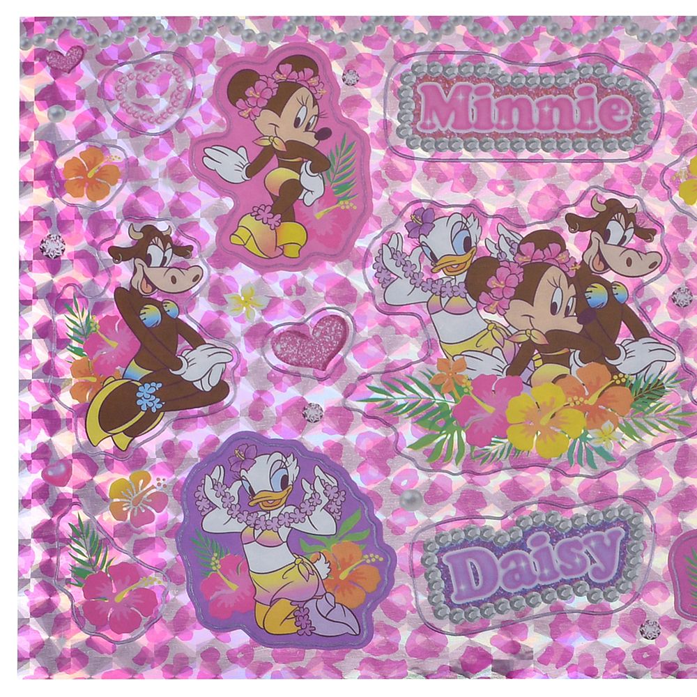 ミニー、デイジー、クララベル・カウ シール・ステッカー ホログラム 平成レトロ Sticker Collection