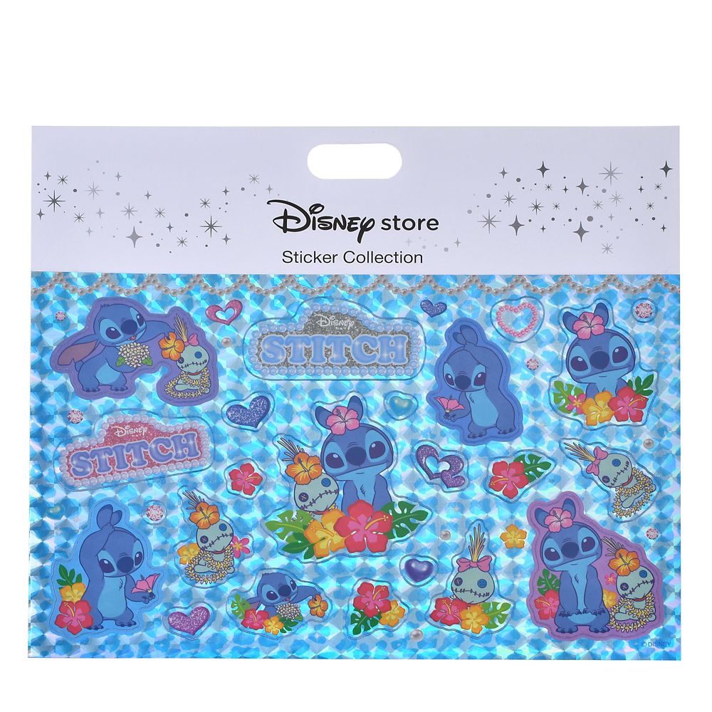 スティッチ＆スクランプ シール・ステッカー ホログラム 平成レトロ Sticker Collection