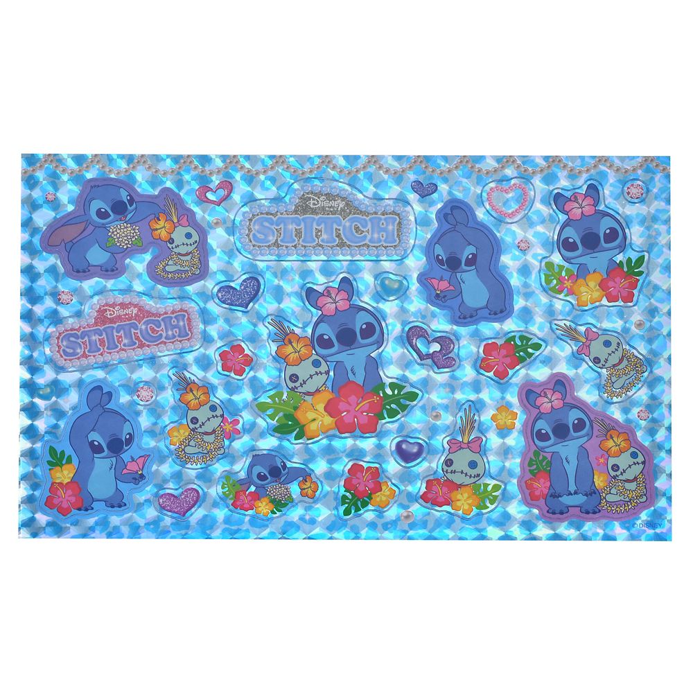 スティッチ＆スクランプ シール・ステッカー ホログラム 平成レトロ Sticker Collection