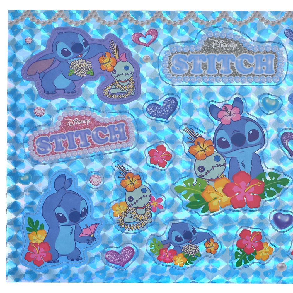 スティッチ＆スクランプ シール・ステッカー ホログラム 平成レトロ Sticker Collection