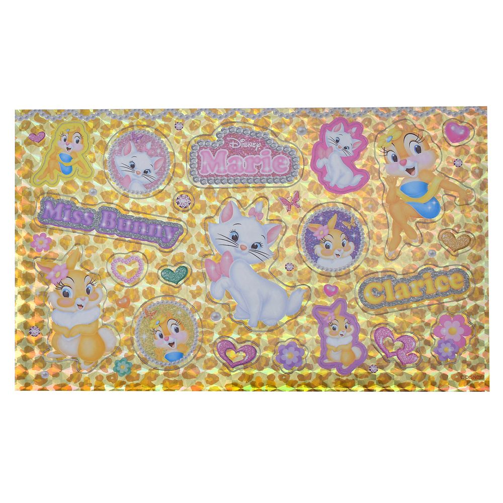 ミス・バニー、クラリス、『おしゃれキャット』マリー シール・ステッカー ホログラム 平成レトロ Sticker Collection