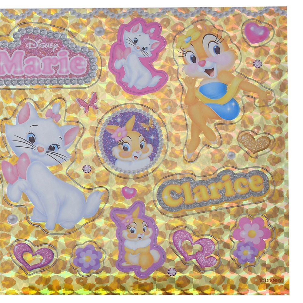 ミス・バニー、クラリス、『おしゃれキャット』マリー シール・ステッカー ホログラム 平成レトロ Sticker Collection