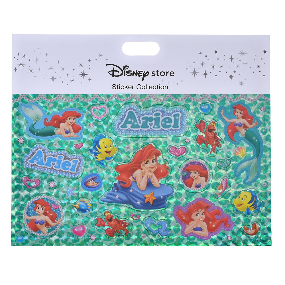 アリエル、フランダー、セバスチャン シール・ステッカー ホログラム 平成レトロ Sticker Collection