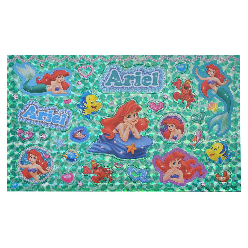 アリエル、フランダー、セバスチャン シール・ステッカー ホログラム 平成レトロ Sticker Collection