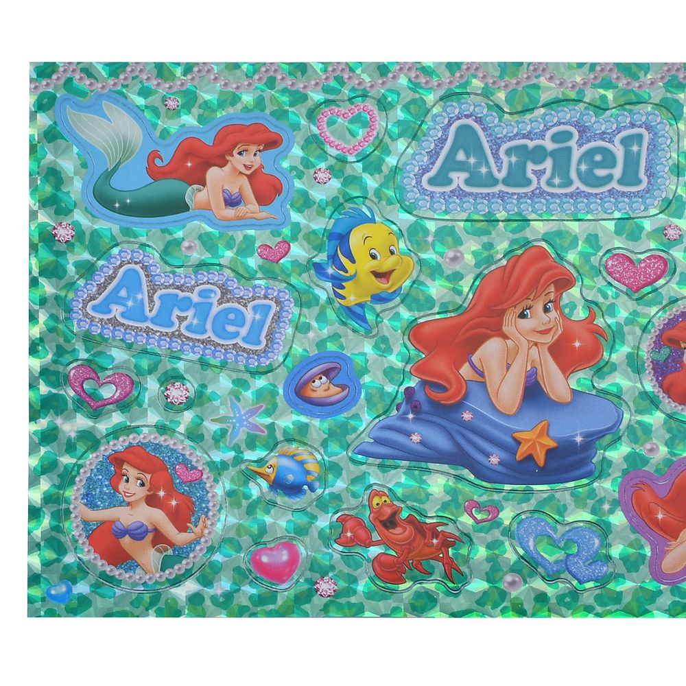 アリエル、フランダー、セバスチャン シール・ステッカー ホログラム 平成レトロ Sticker Collection