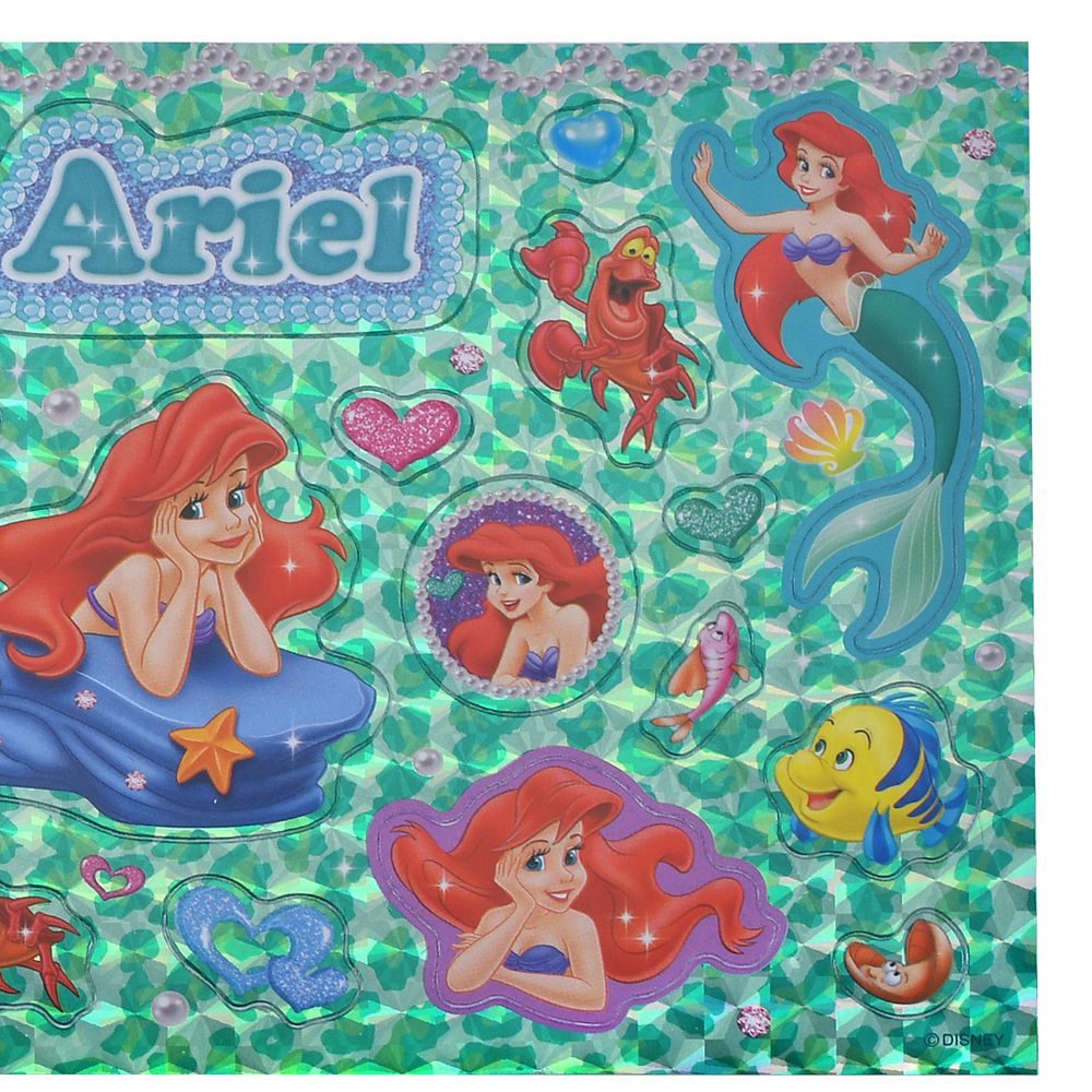 アリエル、フランダー、セバスチャン シール・ステッカー ホログラム 平成レトロ Sticker Collection