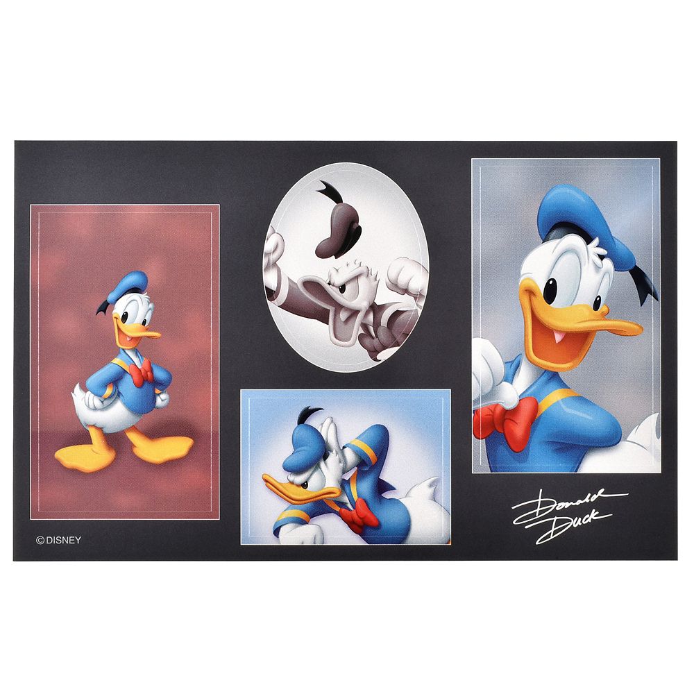 ドナルド シール・ステッカー 写真館風 Sticker Collection