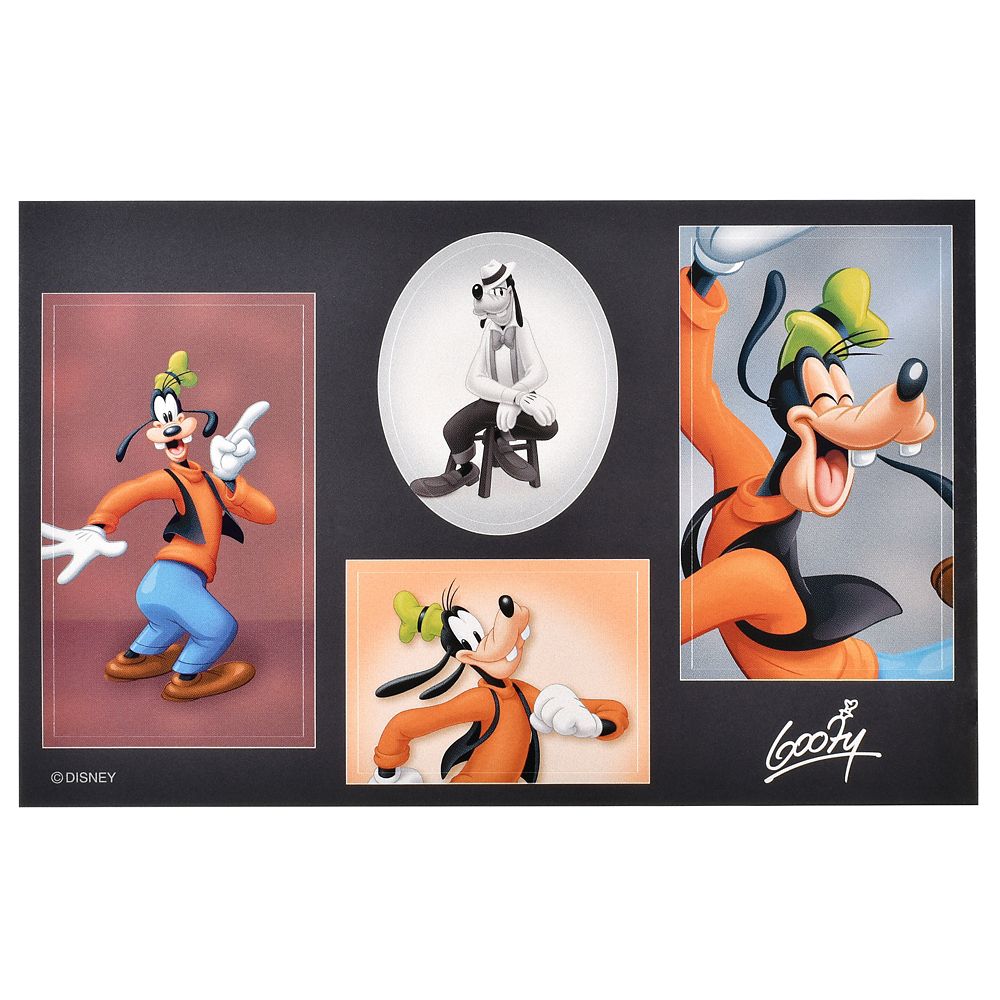 グーフィー シール・ステッカー 写真館風 Sticker Collection