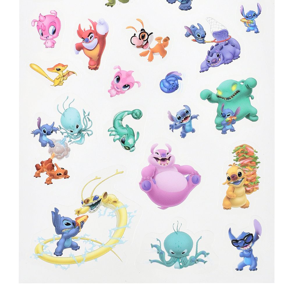 リロ＆スティッチ シール・ステッカー クリア ダイカット ミニ Sticker Collection