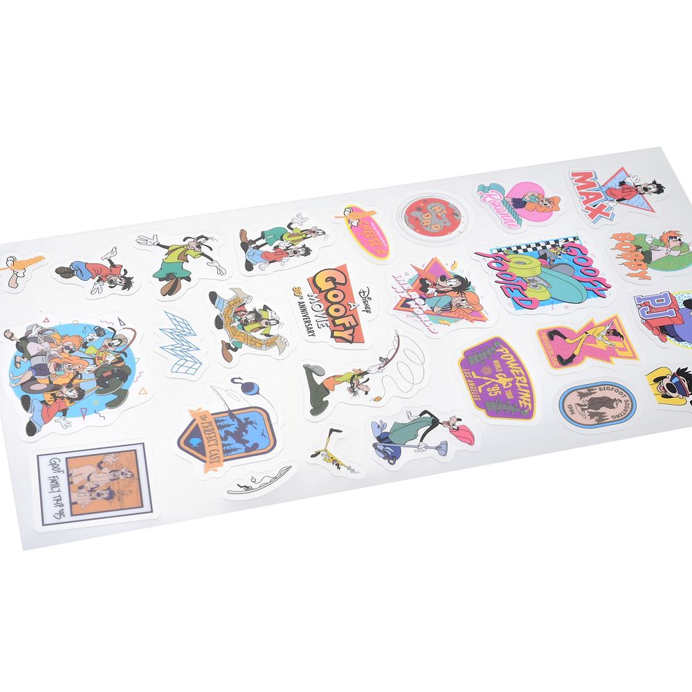 グーフィー・ムービー／ホリデーは最高！！ シール・ステッカー クリア ダイカット ミニ 30th アニバーサリー Sticker Collection