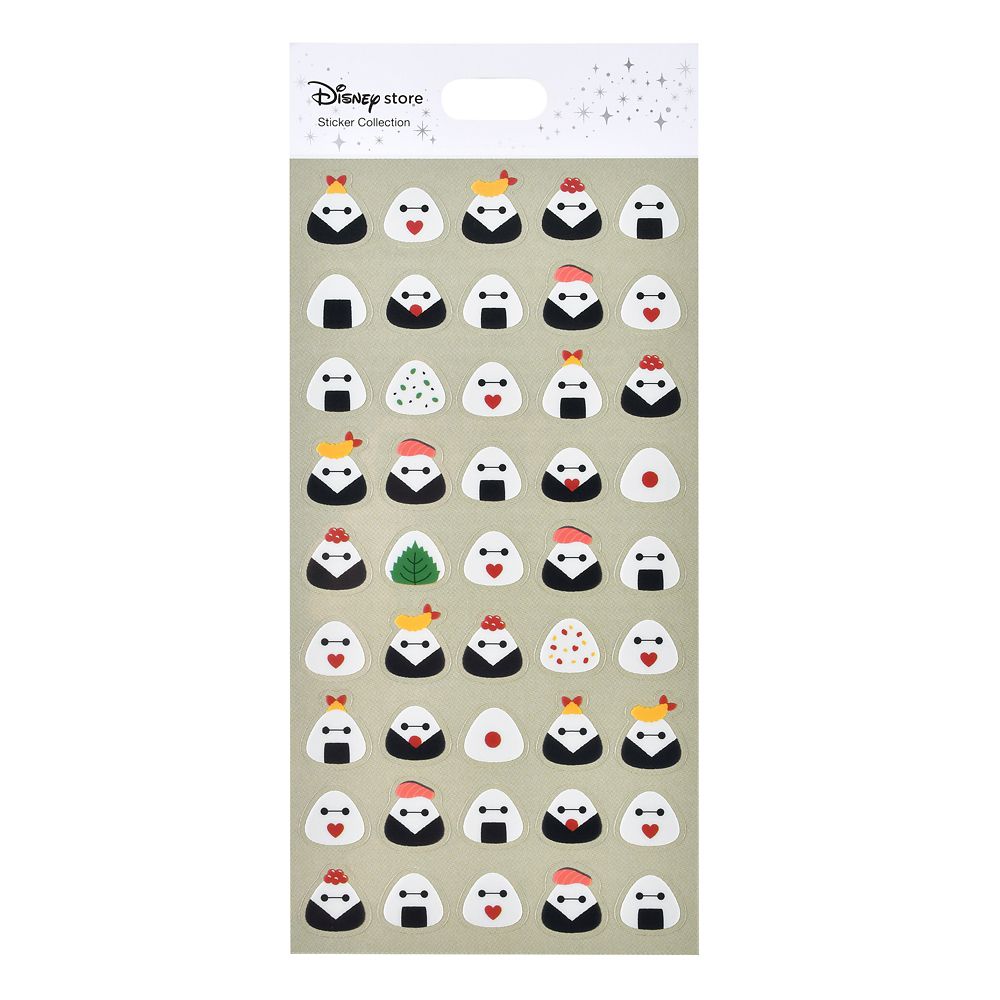 ベイマックス シール・ステッカー クリア ダイカット ミニ おにぎり Sticker Collection